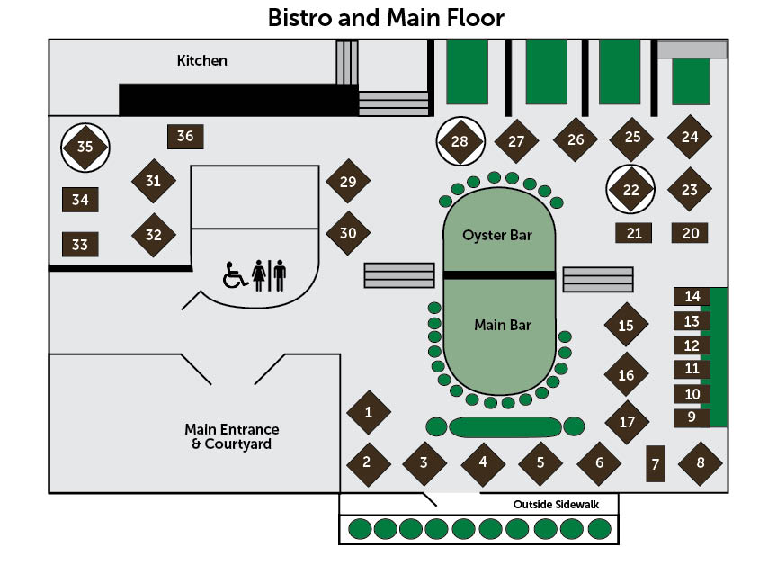 Bistro and Main Floor